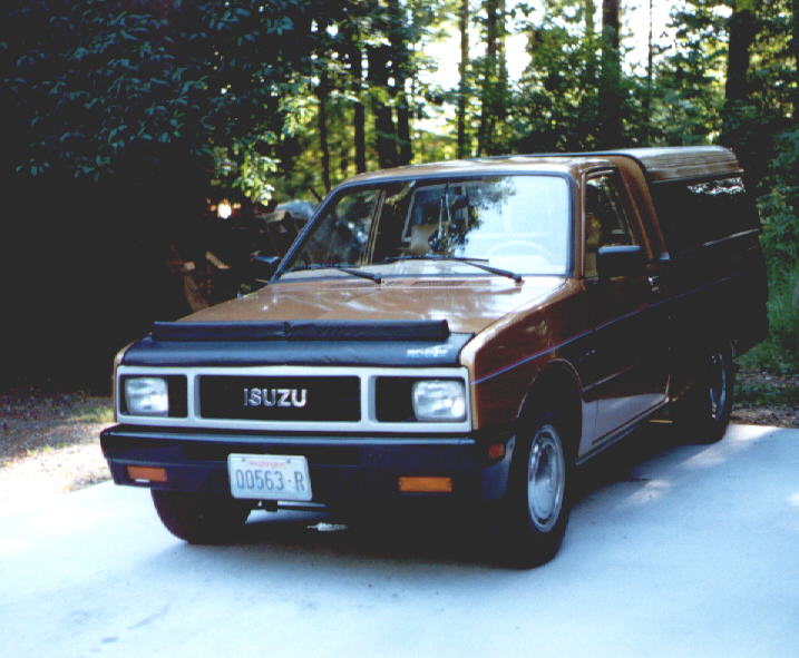 1987 Isuzu P'up. Fast, economical and stylish.